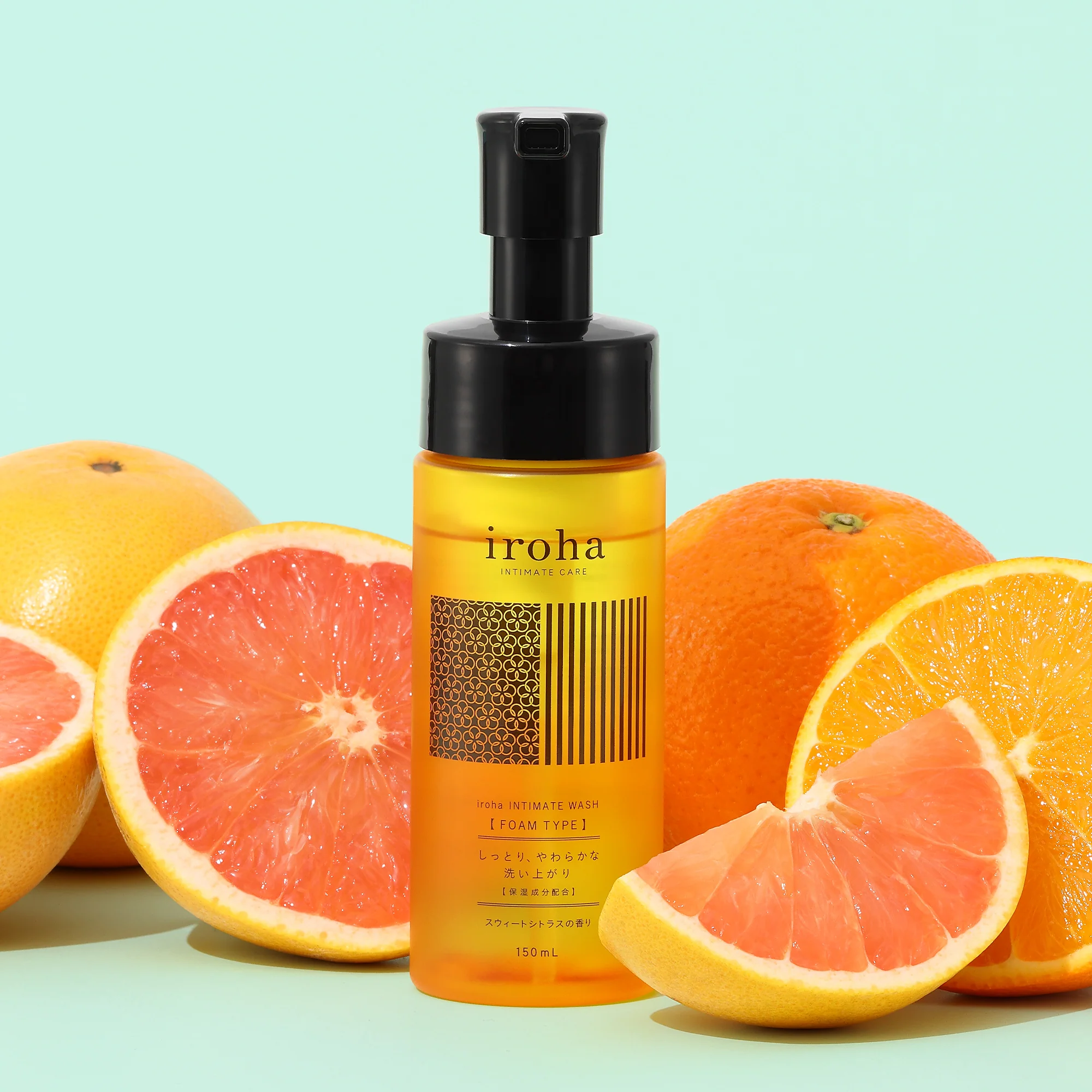 iroha INTIMATE WASH (FOAM TYPE) Sweet Citrus Set - Image 3