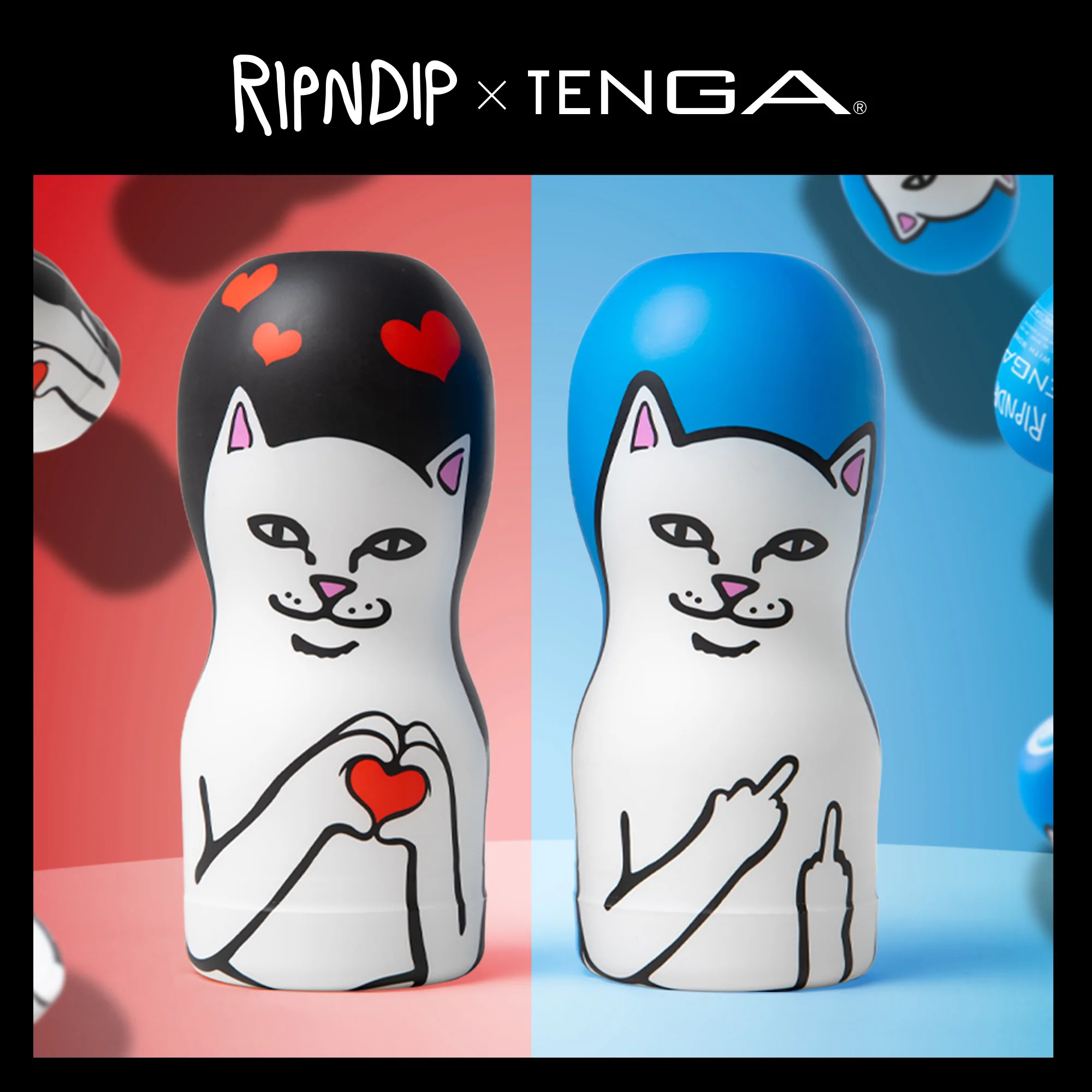 RIPNDIP × TENGA LORD NERMAL BLUE CUP - Image 3