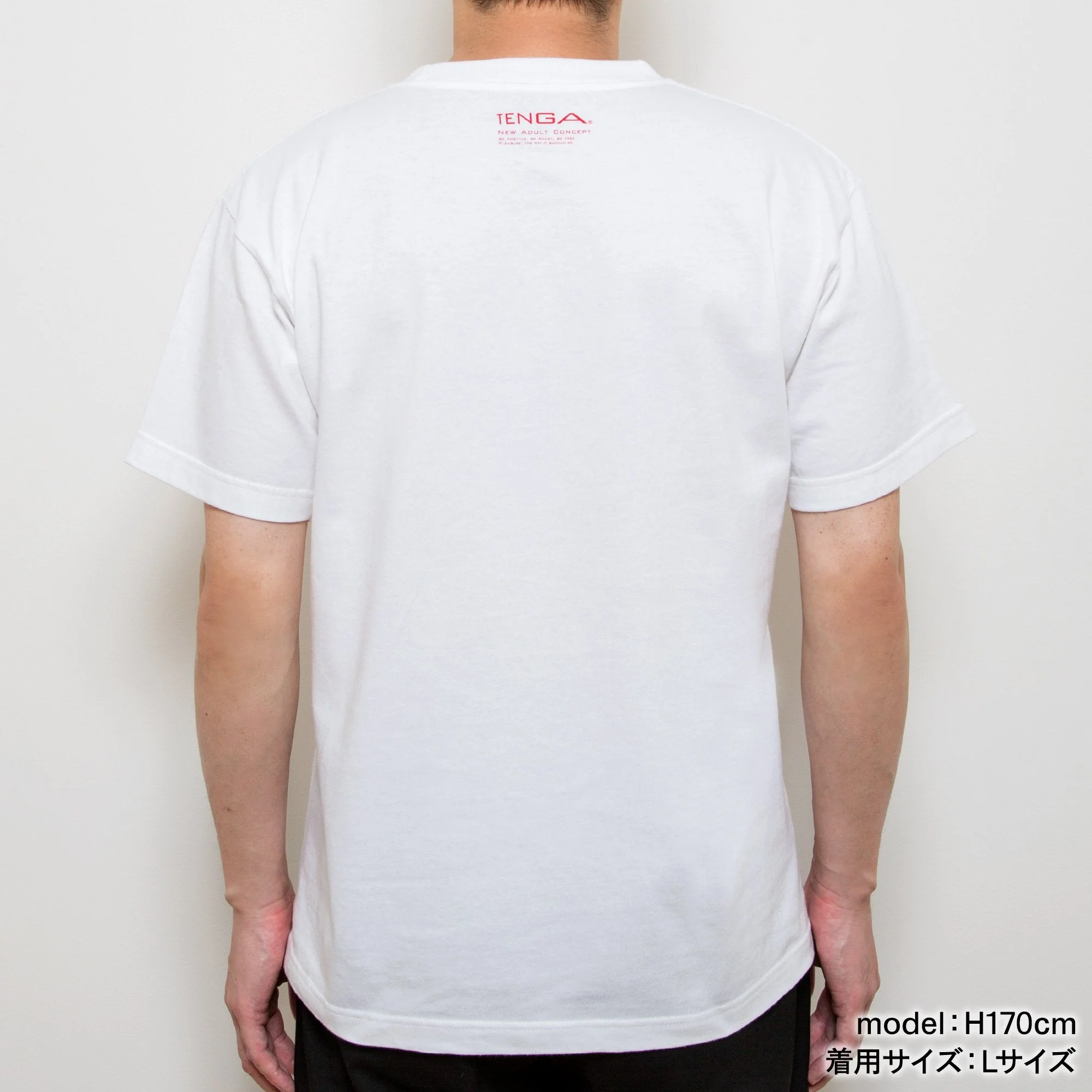 Playing with TENGA T-SHIRT White x Yellow - Image 3