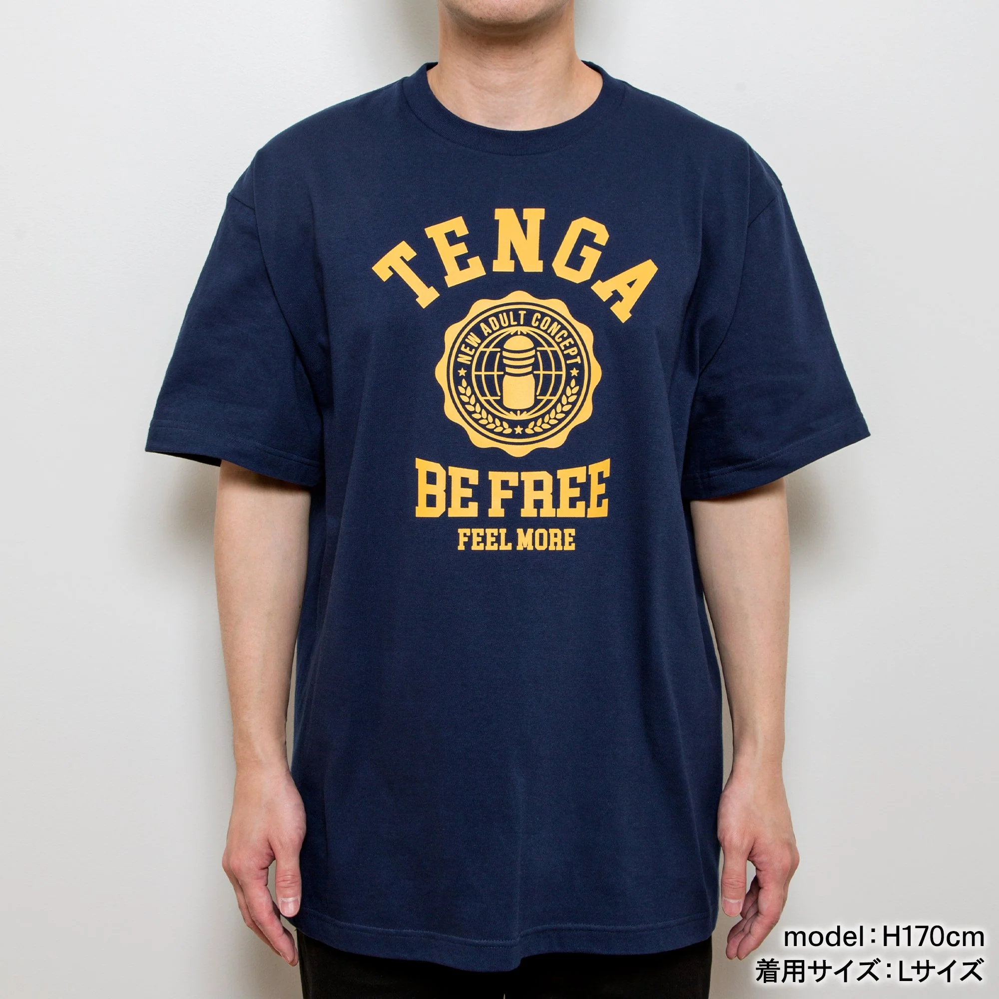 TENGA College T-SHIRT Dark Blue - Image 2