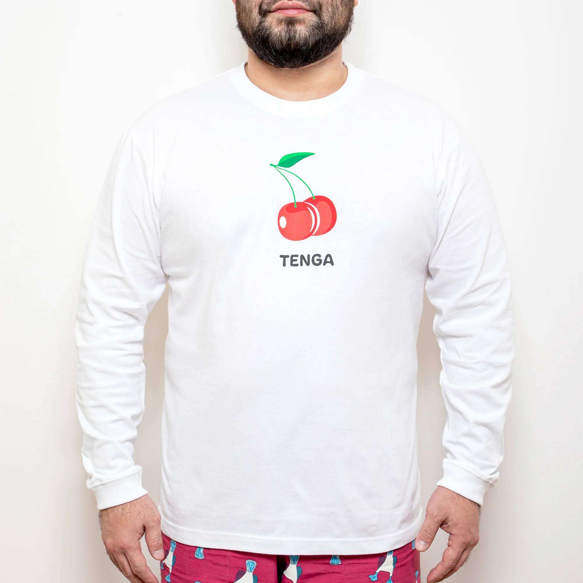 TENGA Cherry Long-Sleeve T-Shirt - Image 2