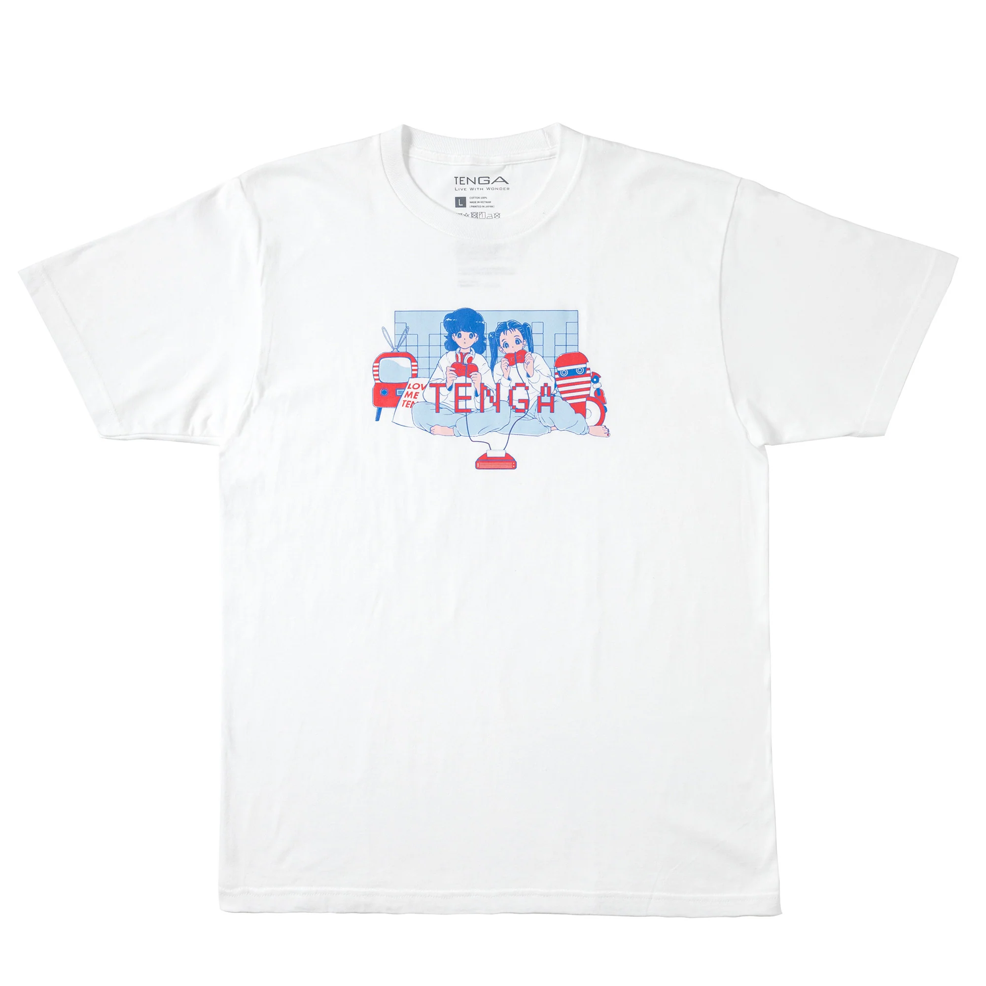 TENGA x Bob a.k.a En-Chan PLAY GAME 01 T-Shirt White