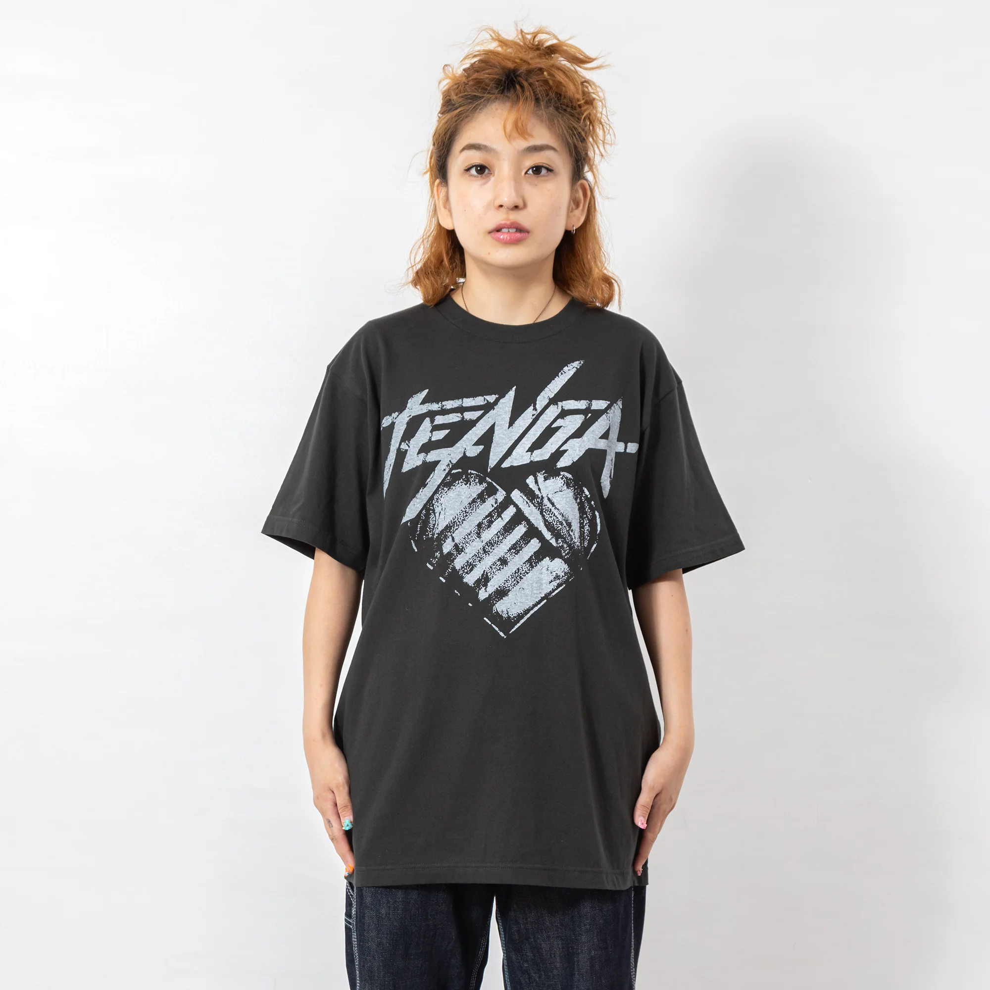 TENGA Hearts T-Shirt Black - Image 5