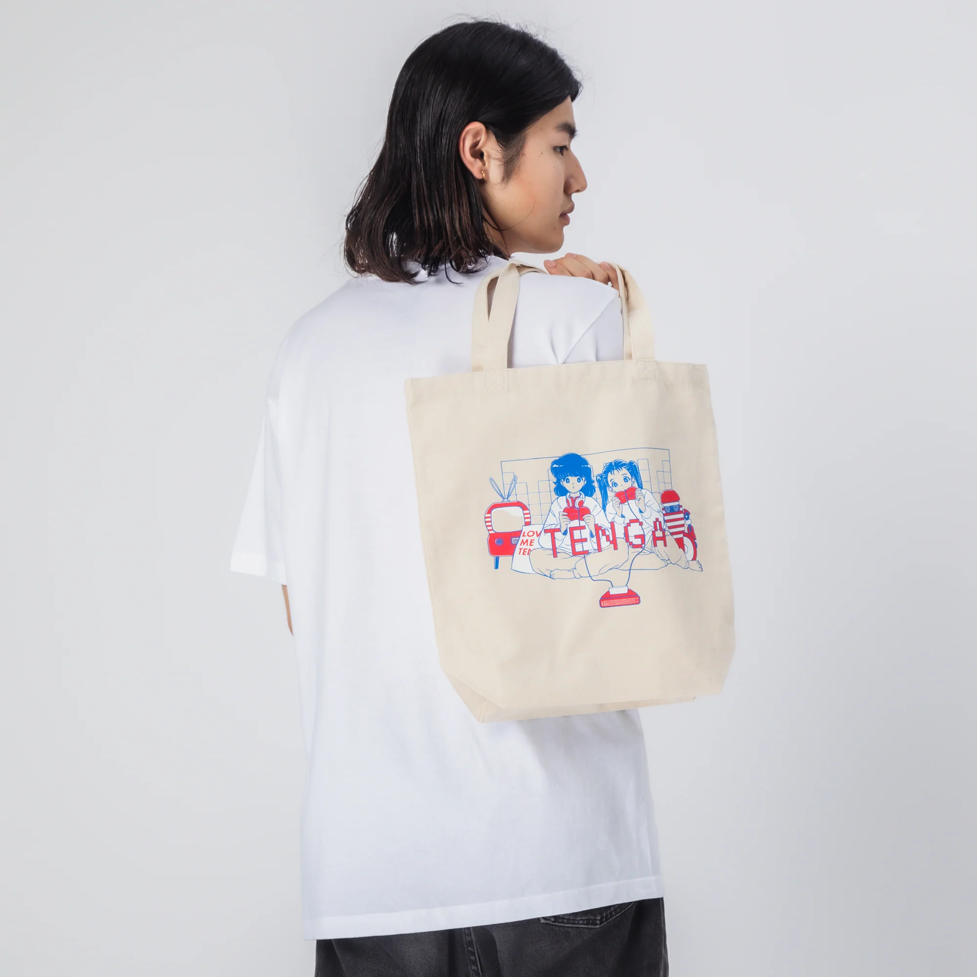 TENGA x Bob a.k.a En-Chan PLAY GAME Tote Bag - Image 7